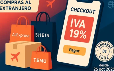 Nuevo IVA a compras en AliExpress, Shein, Temu y otras: ya rige en Chile